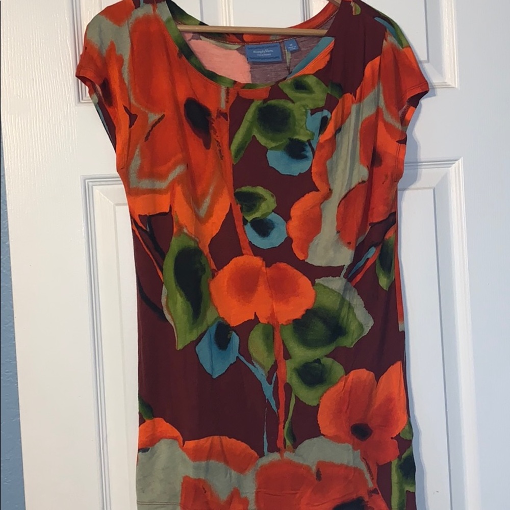 Vera Wang Floral Blouse